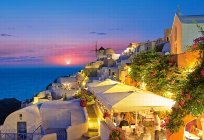 Santorini by Night, Greece